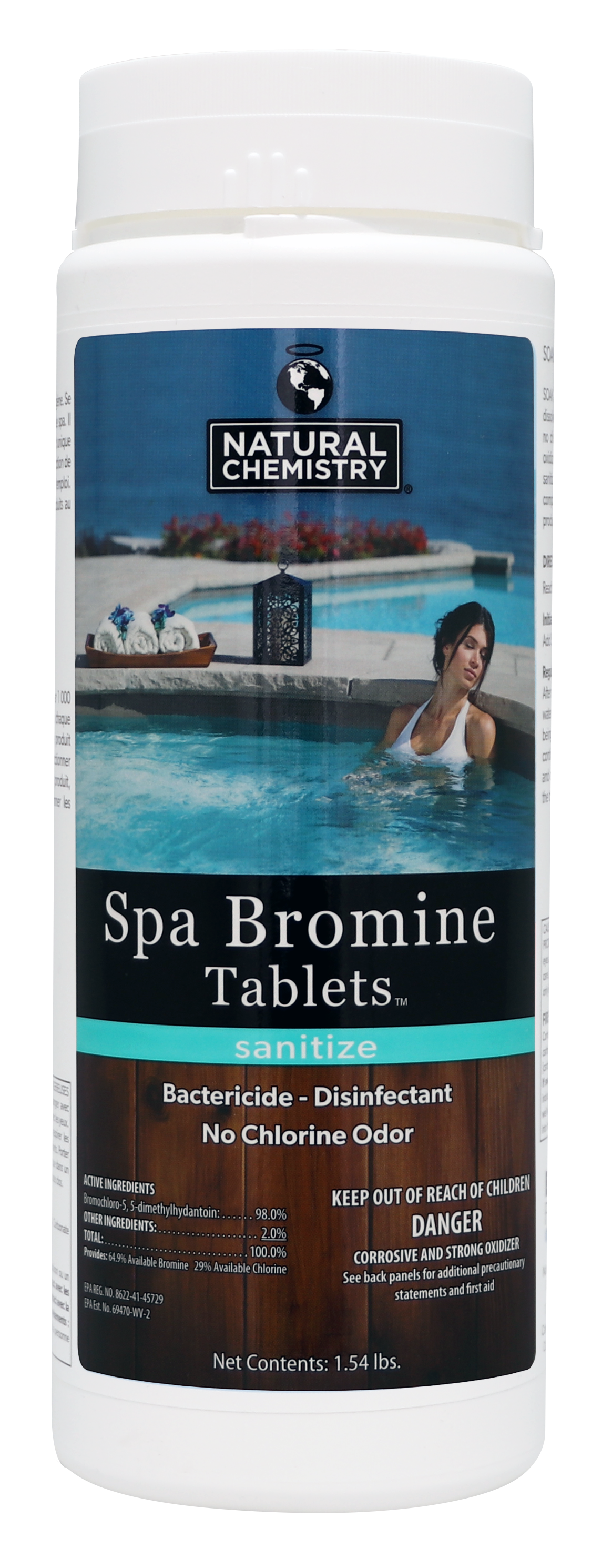 Spa Bromine Tabs 1-5 lb X 12 - LINERS